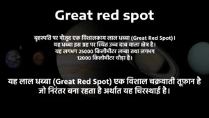 Brihaspati Grah Par Great Red Spot Kya Hai