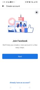 create facebook id 