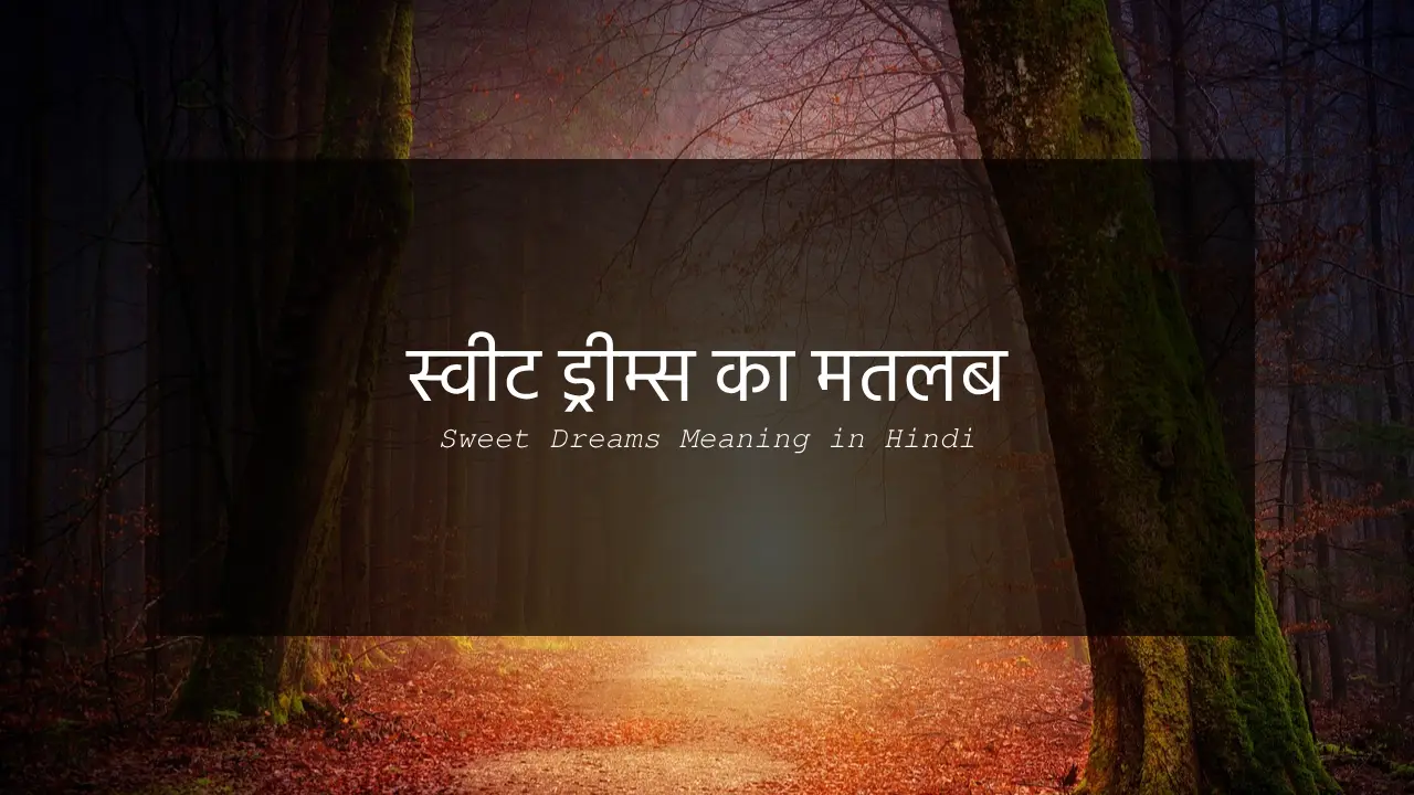 Featured image for a post related to स्वीट ड्रीम्स का मतलब